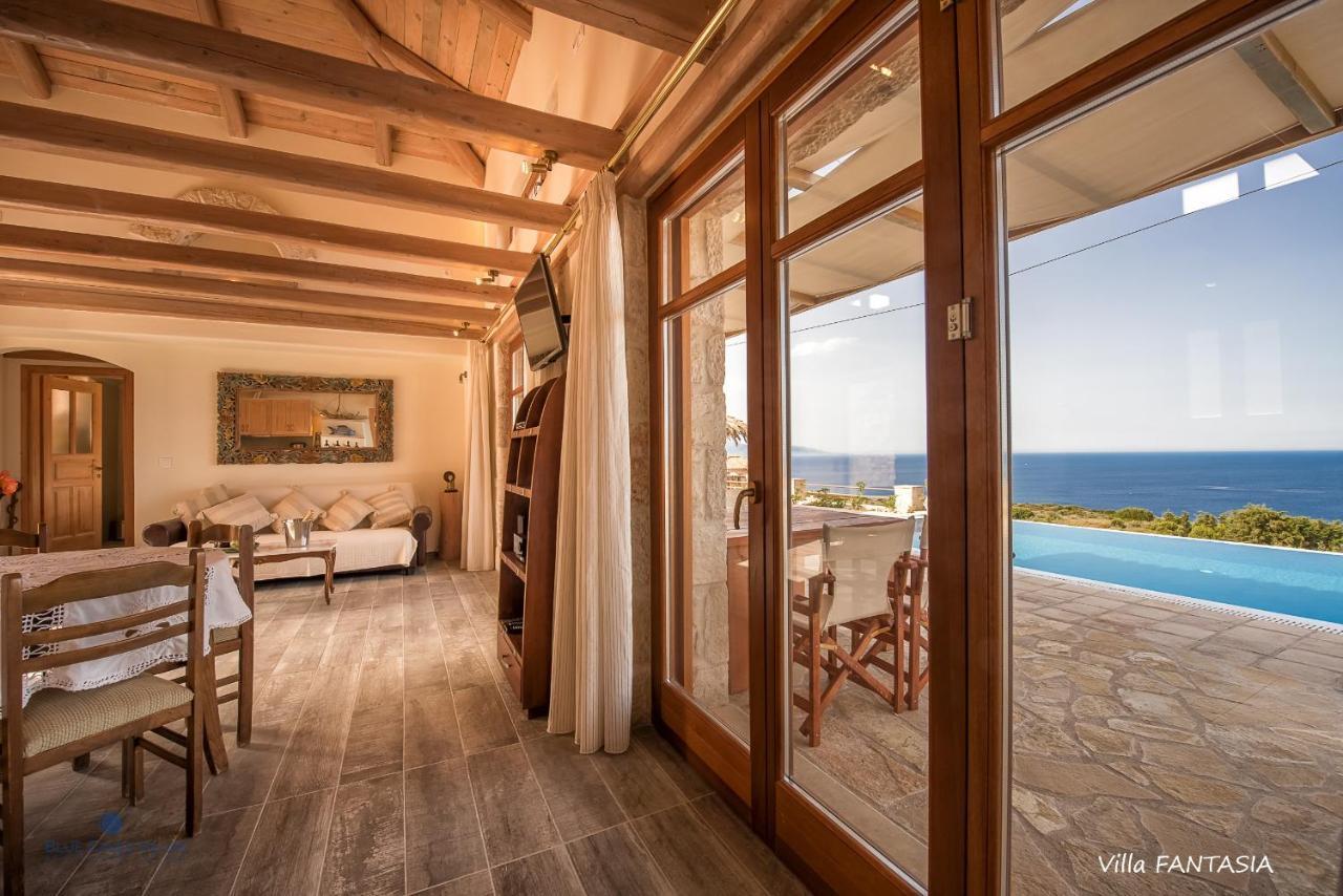 Blue Caves Villas - Exceptional Villas With Private Pools Direct Access To The Sea Koríthion Exterior foto