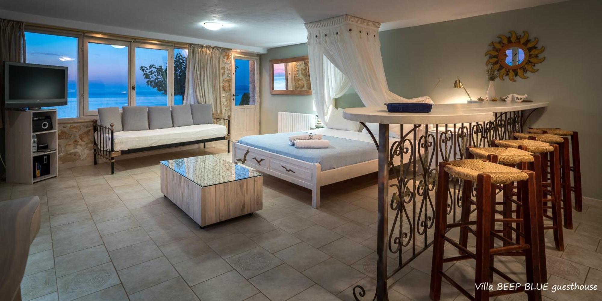 Blue Caves Villas - Exceptional Villas With Private Pools Direct Access To The Sea Koríthion Habitación foto